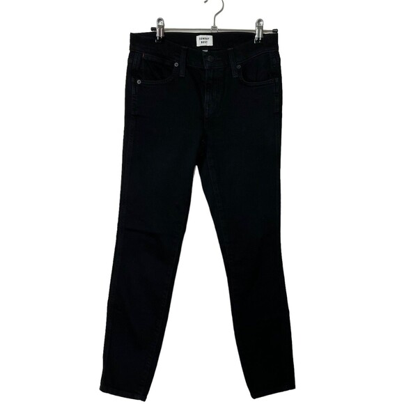 Aritzia Sunday Best Skinny Jeans Women’s 26 Dark Wash Mid Rise Stretch Denim - Picture 3 of 13